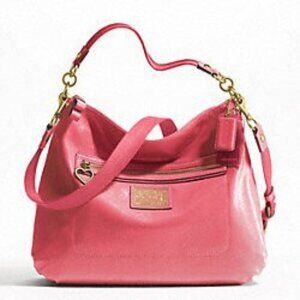 Rare Coach Poppy Daisy Liquid Shoulder Bag Purse